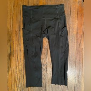 lululemon fast and free 19” SIZE 6